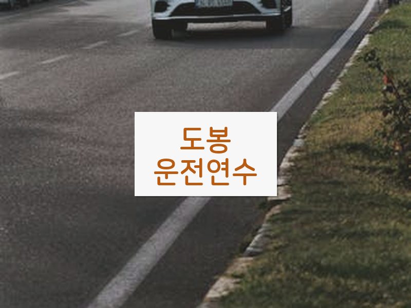 도봉운전연수 후기