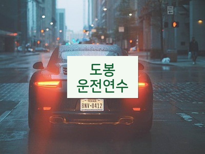 도봉운전연수 후기