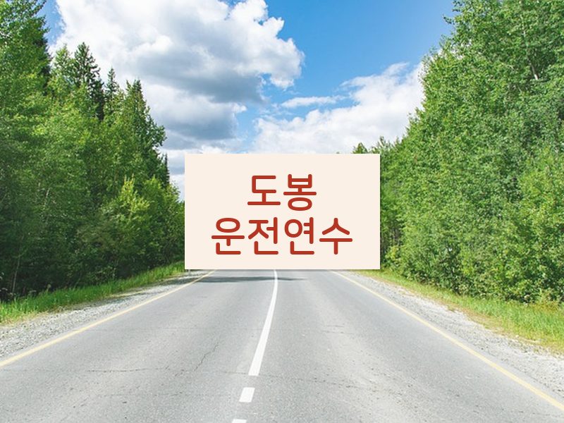 도봉운전연수 후기
