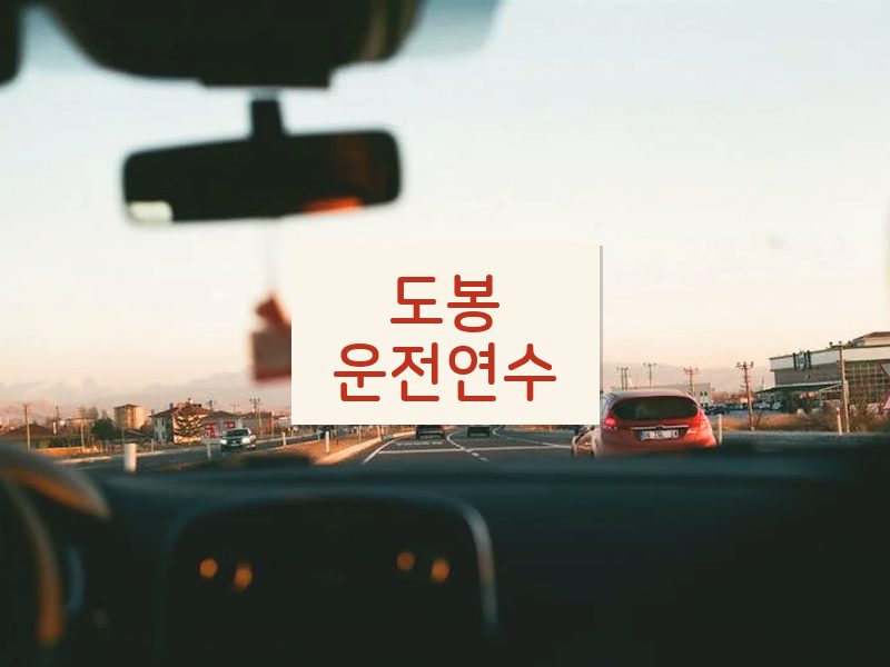도봉운전연수 후기