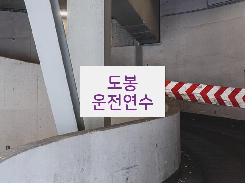 도봉운전연수 후기