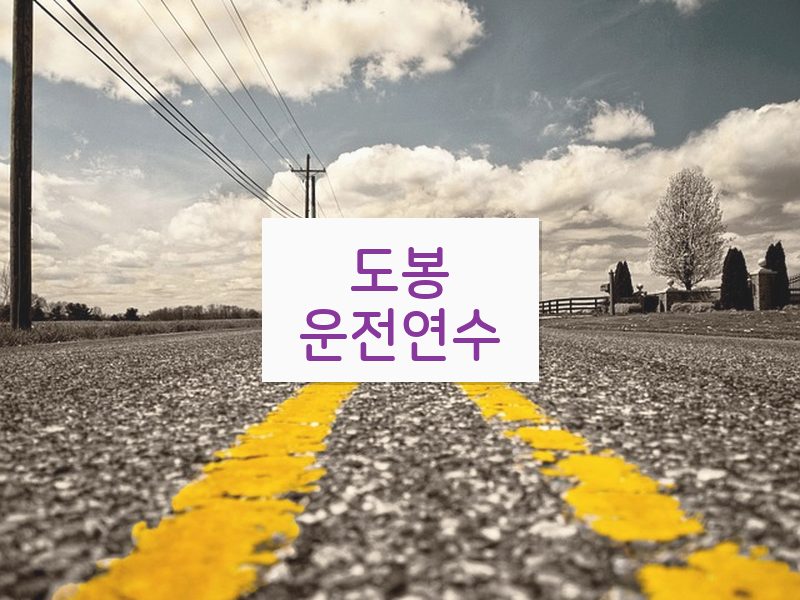 도봉운전연수 후기
