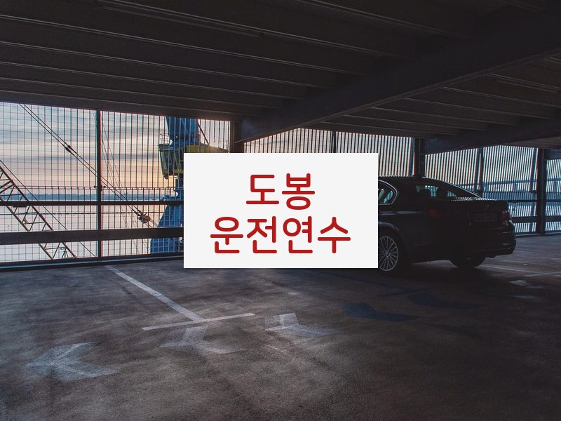 도봉운전연수 후기