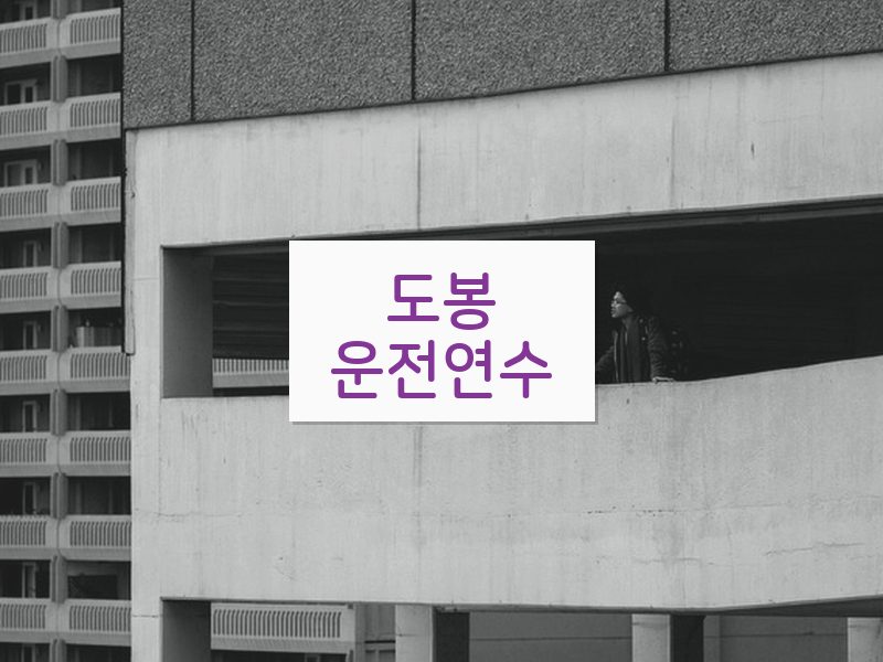 도봉운전연수 후기