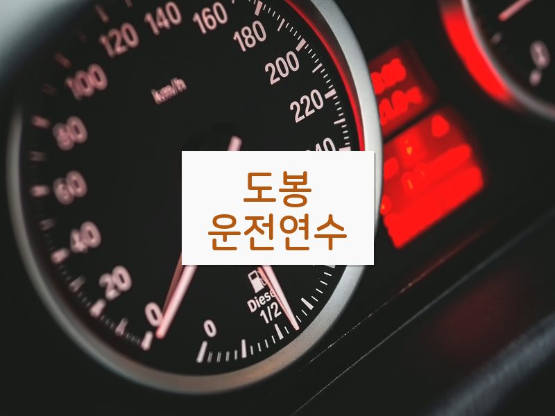 도봉운전연수 후기