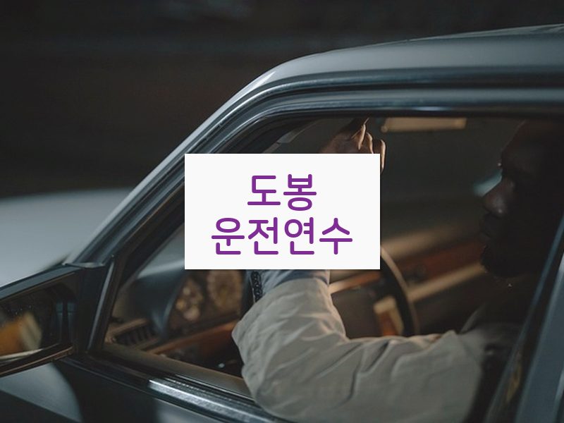도봉운전연수 후기