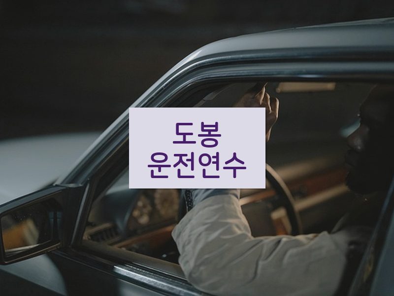 도봉운전연수 후기