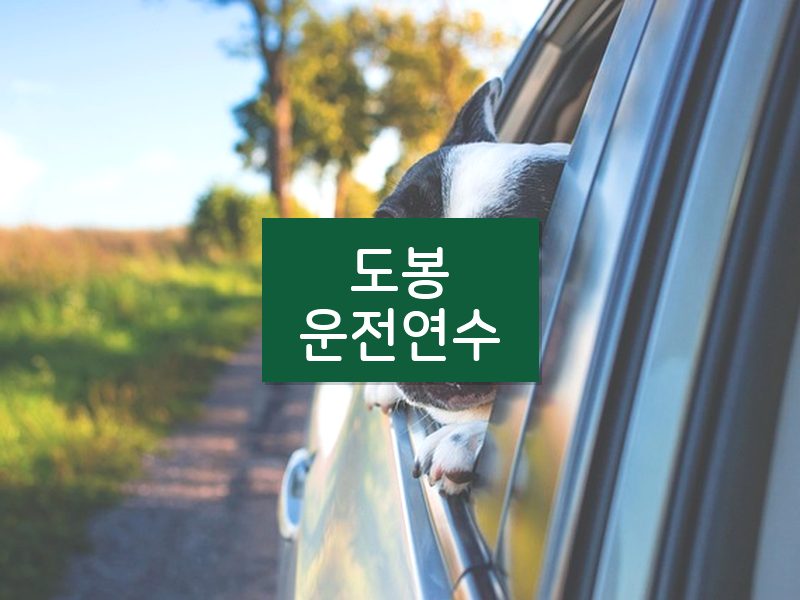 도봉운전연수 후기