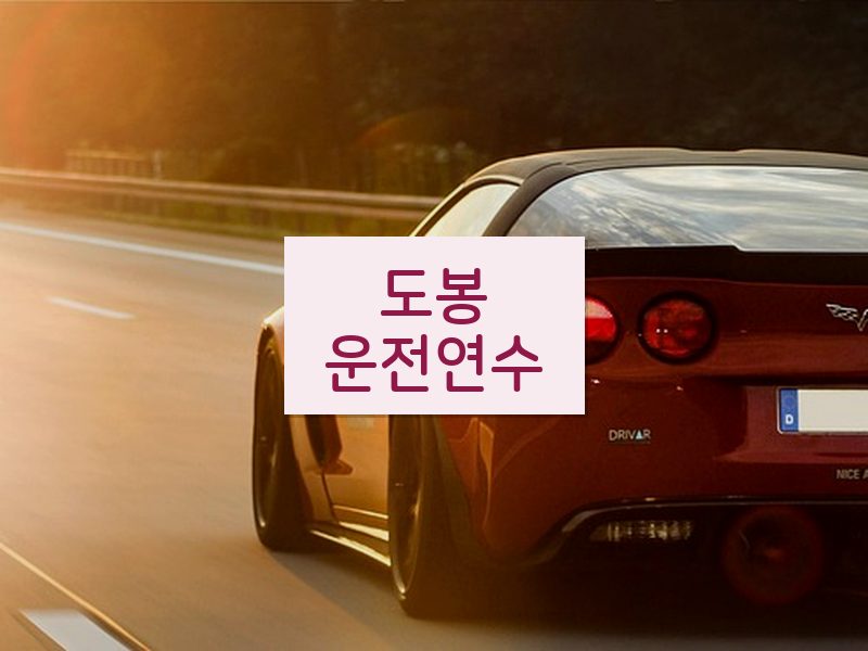 도봉운전연수 후기