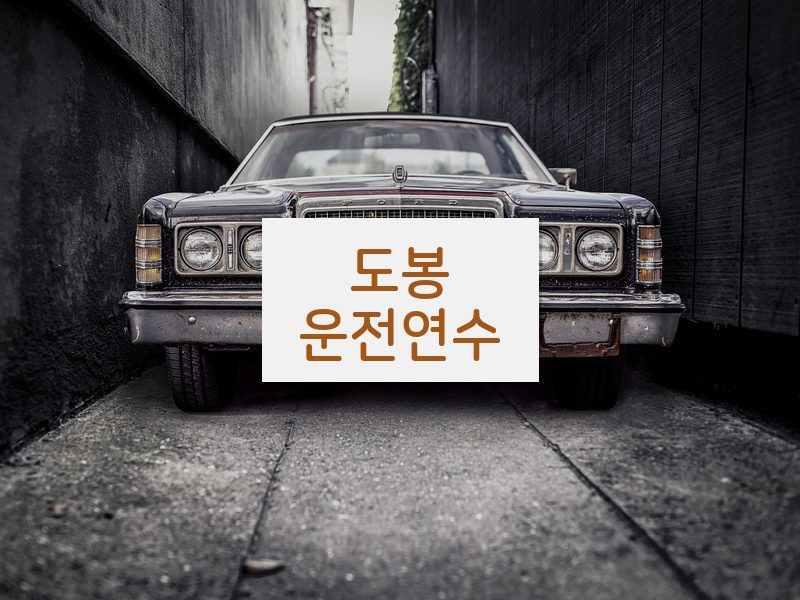 도봉운전연수 후기