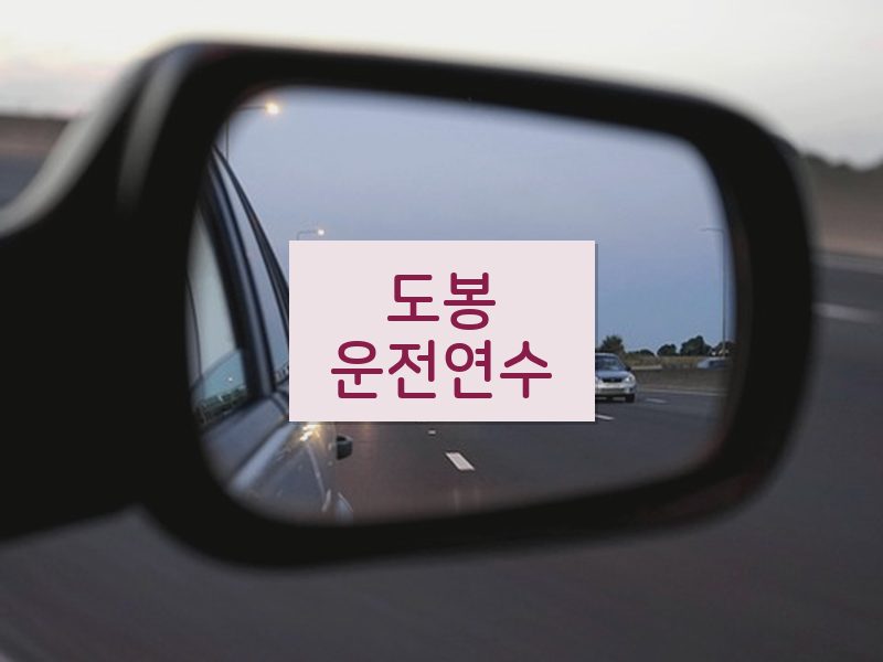 도봉운전연수 후기
