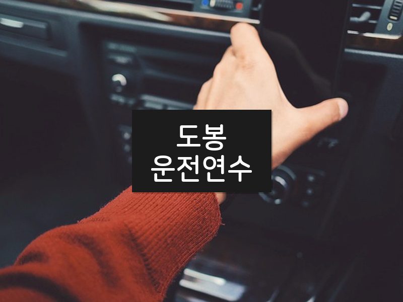 도봉운전연수 후기