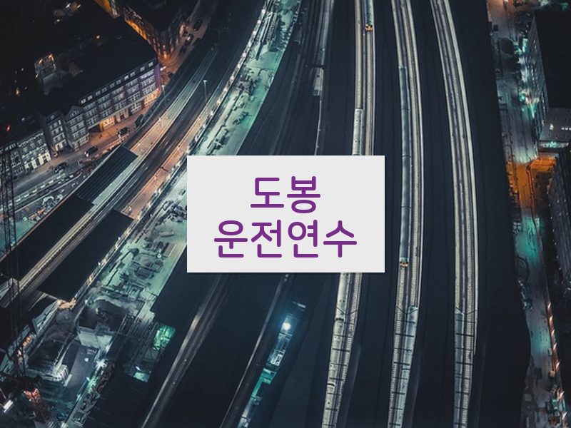 도봉운전연수 후기