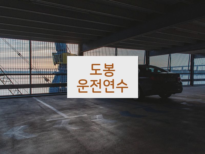 도봉운전연수 후기