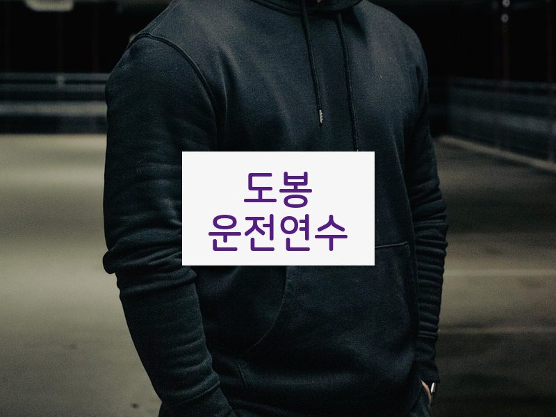 도봉운전연수 후기