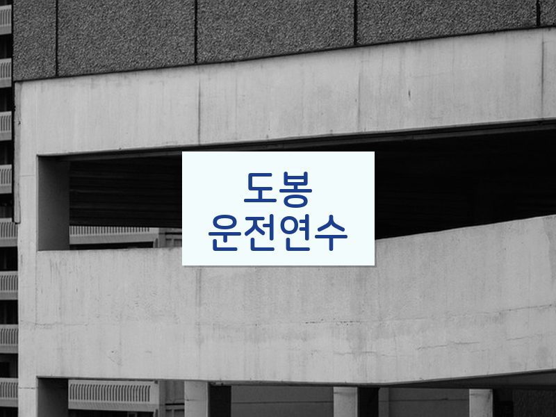 도봉운전연수 후기