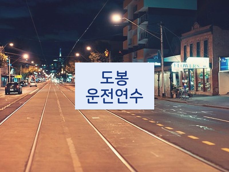 도봉운전연수 후기