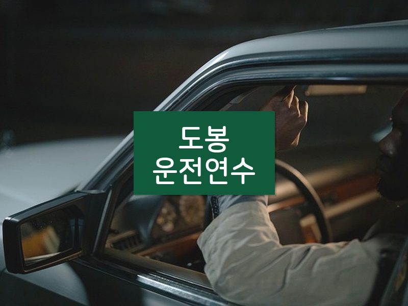 도봉운전연수 후기