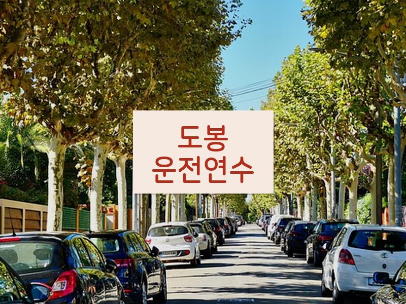 도봉운전연수 후기