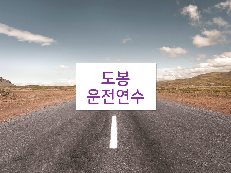 도봉운전연수 후기