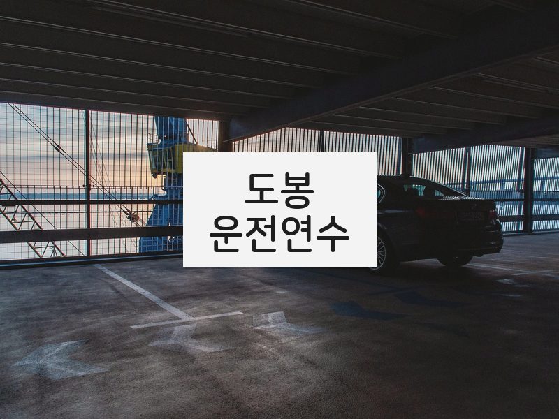도봉운전연수 후기