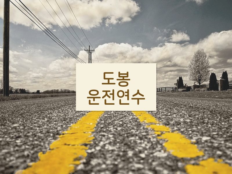 도봉운전연수 후기