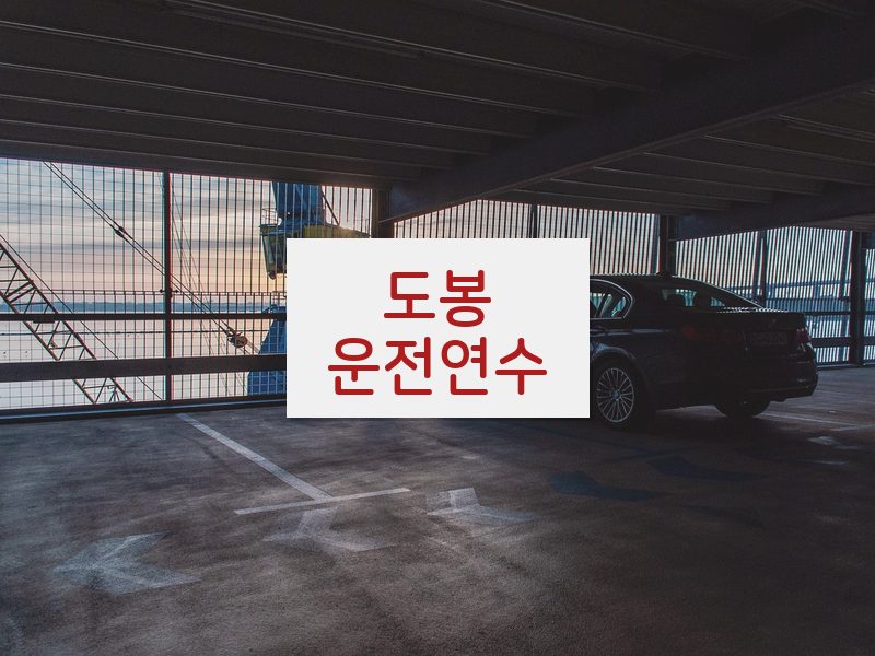 도봉운전연수 후기