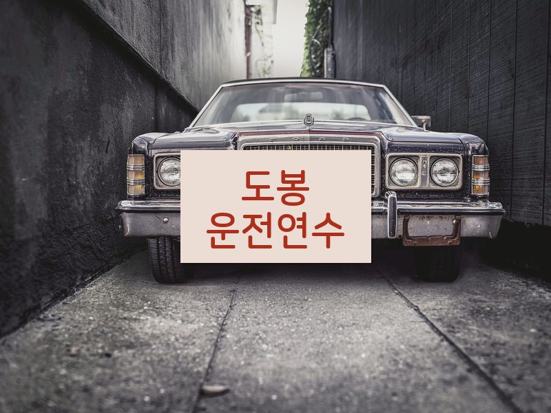 도봉운전연수 후기