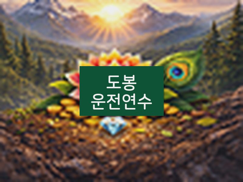 도봉운전연수 후기