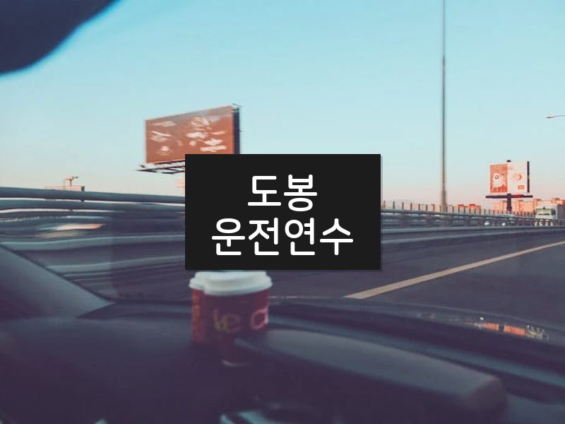 도봉운전연수 후기