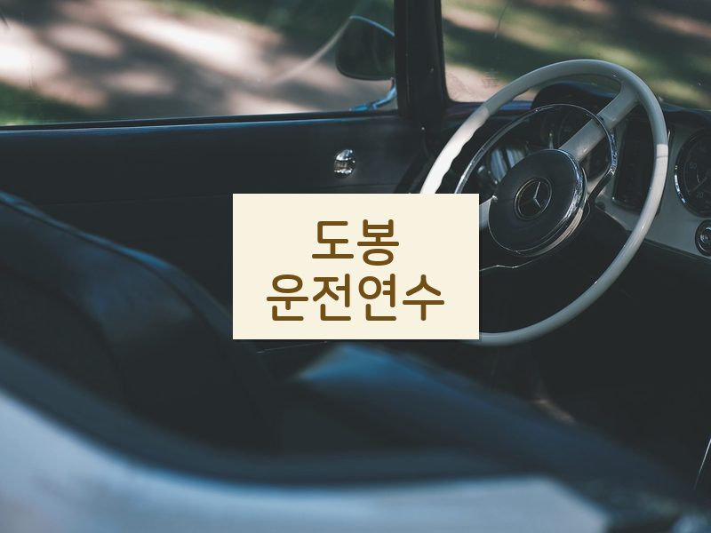도봉운전연수 후기