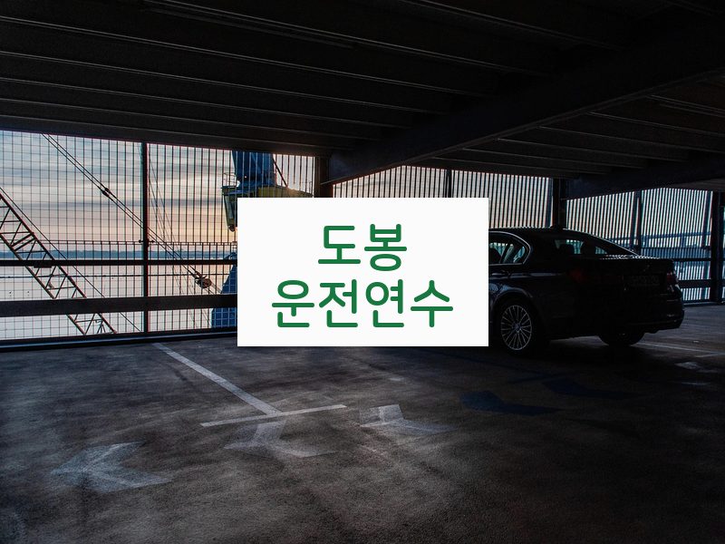 도봉운전연수 후기
