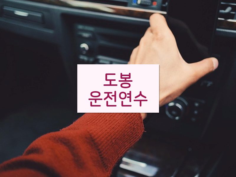 도봉운전연수 후기